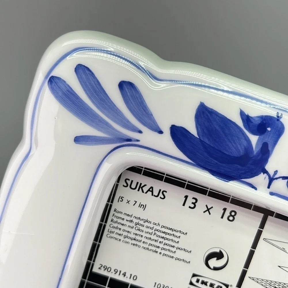 IKEA blue white